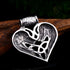 Collier Loup pour Femme (Acier)